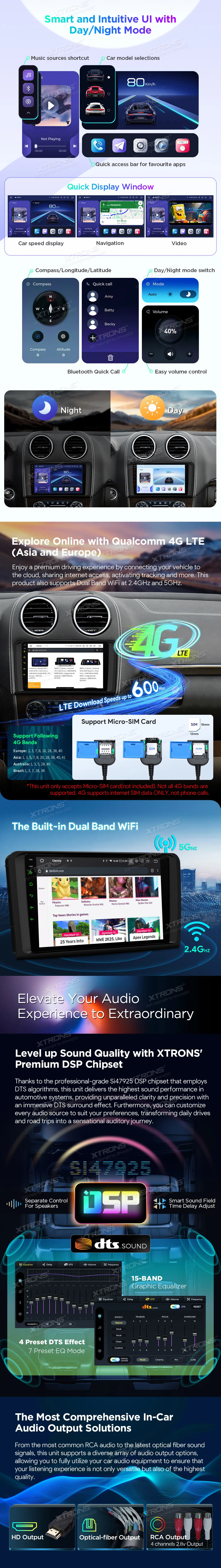 MB ML W164 / GL X164 | Android 14 | 9 inch QLED | 8GB/256GB/8Core Snapdragon 665 | Multimedija Xtrons IQP94M164P