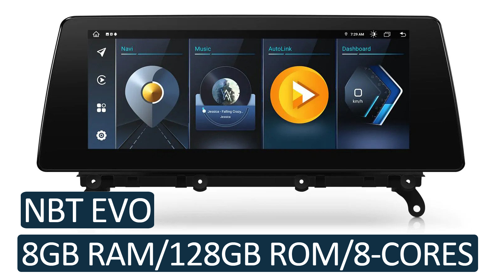 BMW X3/X4 F25/F26 NBT EVO ANDROID 12 10.25 COLIŲ MULTIMEDIJA XTRONS